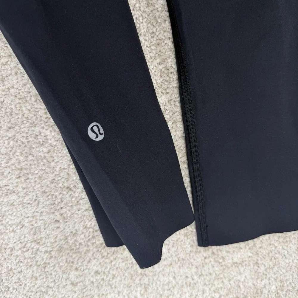 Lululemon Sz 6 Fast & Free Crop ll Nulux 19 Black Athletic Capri Gorpcore 5 Pckt
